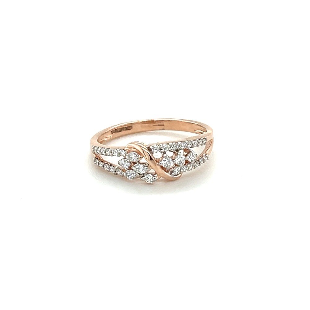 Knot of Love Diamond Ring in 14k Ro...