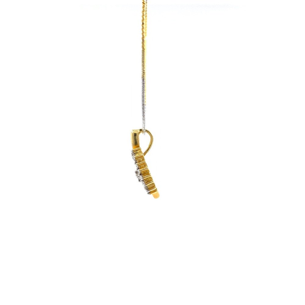 Linda Diamond Pendant in Yellow Gold 7SHP59