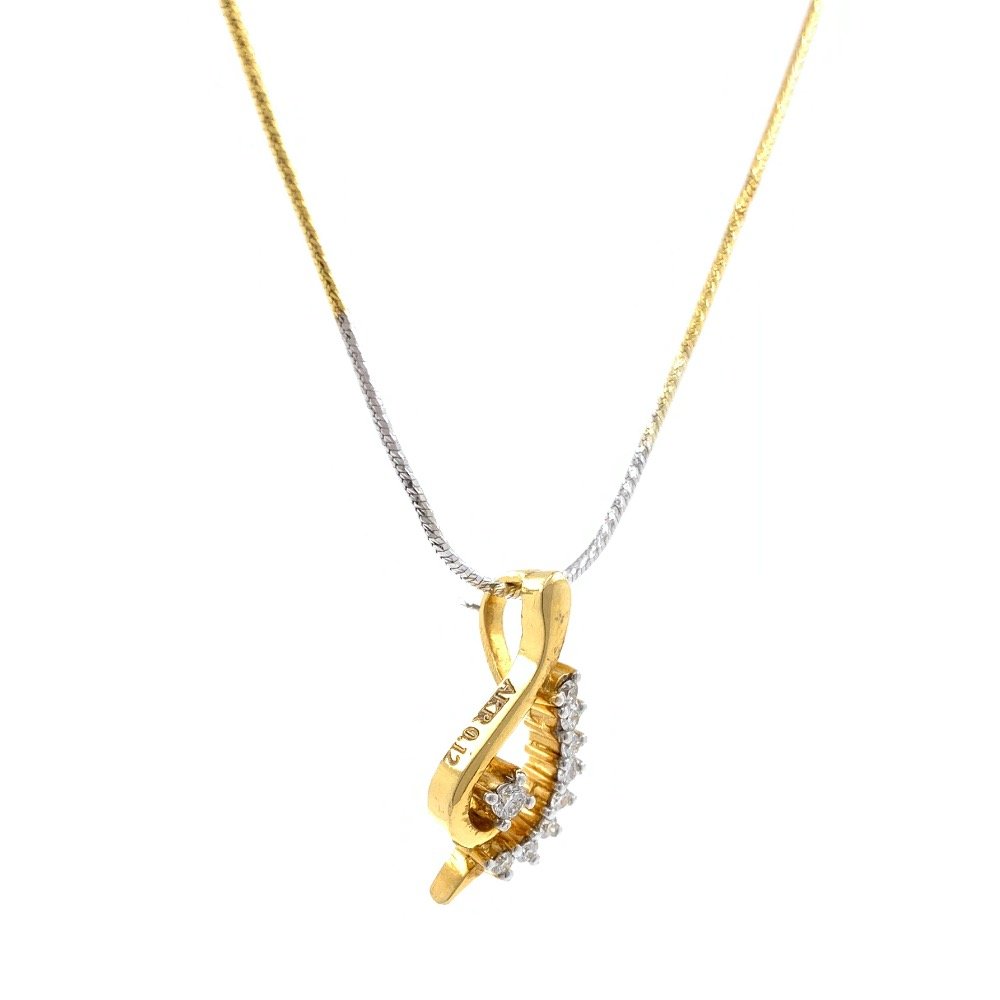 Linda Diamond Pendant in Yellow Gold 7SHP59