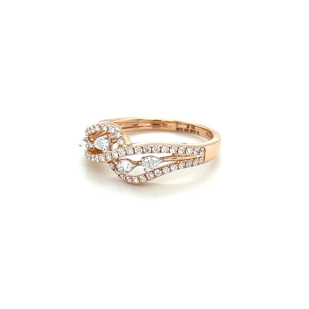 Sundar Ring with Marquise and Round Diamonds for Women