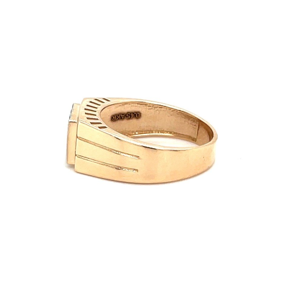 Quad Diamond Ring in Channel Setting for Men