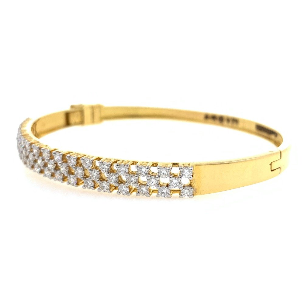 Nouvelle diamond bracelet in yellow gold 9brc30