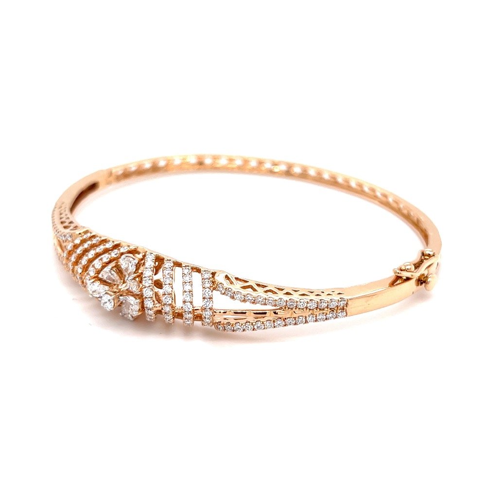 Mirum Diamond Bracelet in 18k Rose Gold VVS EF