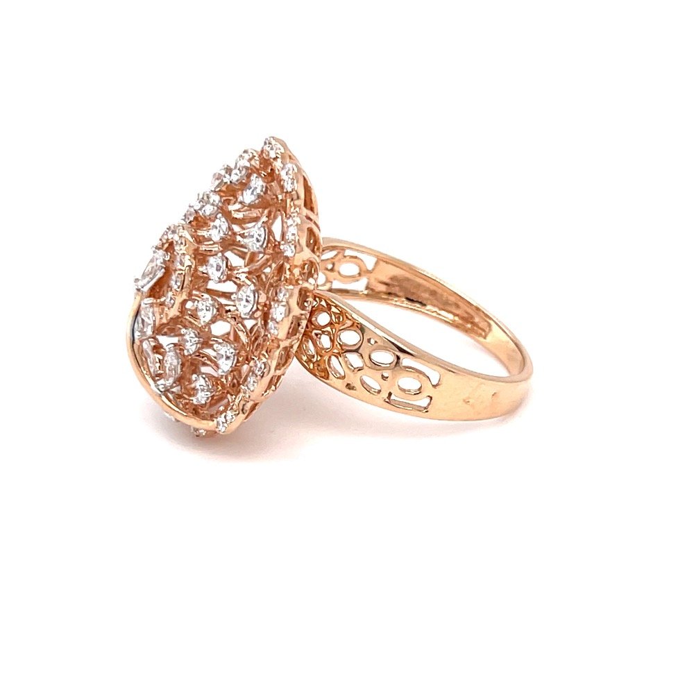 Inspired by the wishing tree designer cocktail diamond ring