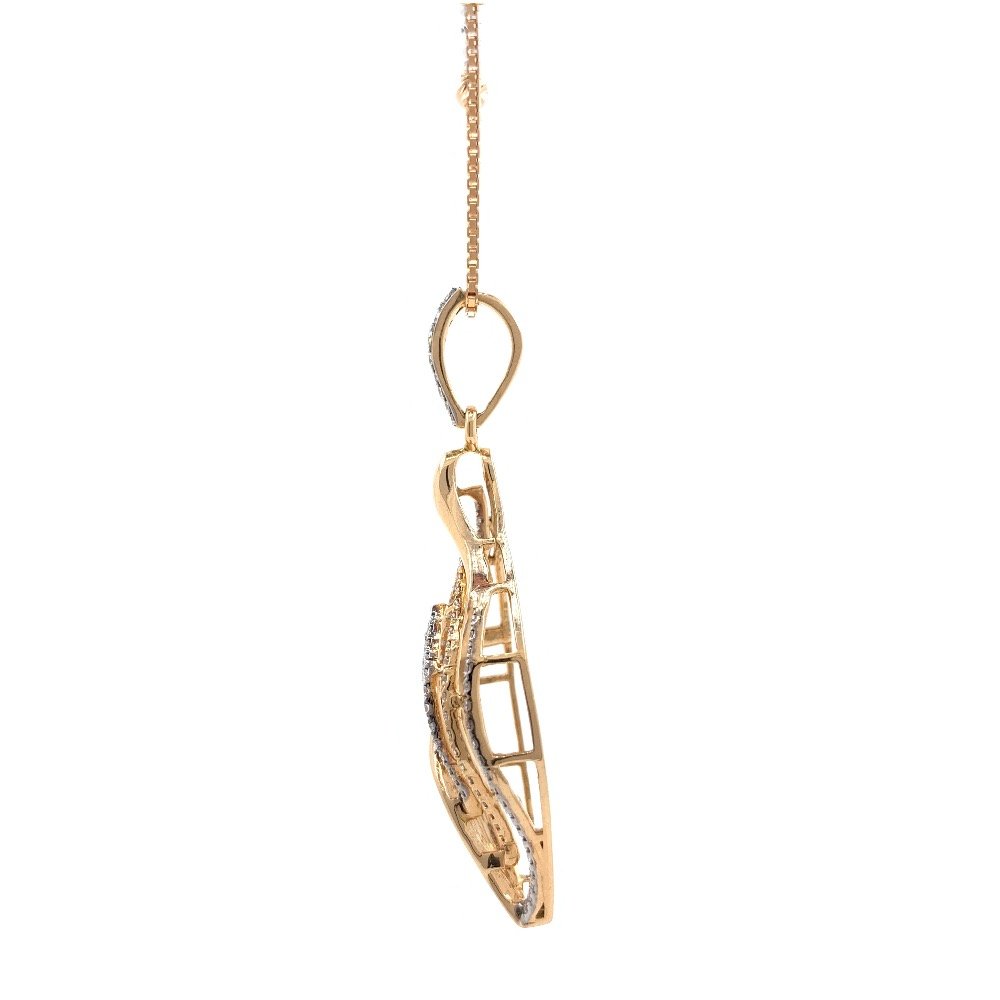 Merveilleuse Diamond Pendant in rose gold 9SHP1