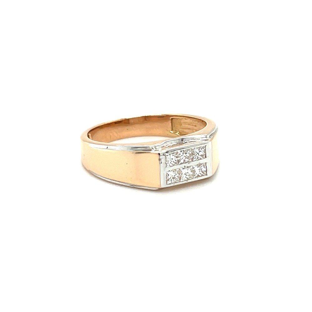 Diamond Ring for Men in Princess Cut Diamond